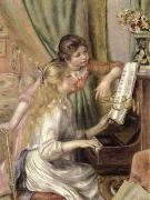 Pierre-Auguste Renoir young girls at the piano Sweden oil painting artist